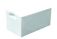 Pórobetonová bílá tvárnice pro přesné zdění Porfix Ostrava hladká s kapsou P2,5 300 mm