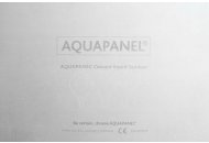 Sádrokartonová deska pro prostory s vysokou vlhkostí Knauf Aquapanel Floor 900x600x22
