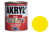 Univerzální vodou ředitelná akrylátová barva HET Akryl LESK 12 kg žlutá