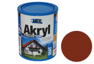 Univerzální vodou ředitelná akrylátová barva HET Akryl MAT 0,7+0,2 kg červenohnědá