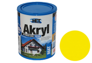 Univerzální vodou ředitelná akrylátová barva HET Akryl MAT 0,7+0,2 kg žlutá