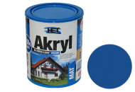 Univerzální vodou ředitelná akrylátová barva HET Akryl MAT 12 kg modrá