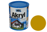 Univerzální vodou ředitelná akrylátová barva HET Akryl MAT 12 kg okrová