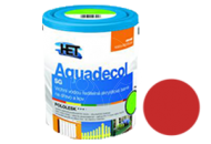 Univerzální vodou ředitelná akrylátová barva HET Aquadecol SG 0,75 kg červená