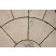 Betonová dlažba Beton Brož plošná reliéfní Břidlice kruh - vnitřní segment písková 1