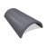 Betonová střešní taška KB-Blok Lučanka - Hřebenáč bežný antracit 1