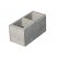 Betonová tvarovka KB-Blok PlayBlok KBF II 20-7 A pravá hnědá 2