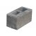 Betonová tvarovka KB-Blok PlayBlok KBF 20-5 základní černá 2