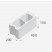Betonová tvarovka PresBeton SIMPLE BLOCK průběžná celá HX 1/20/AF okrová 1