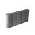 Betonový obrubník AZ Beton palisádový 5-dílný šedý 1
