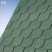 Bitumenový samolepivý šindel IKO BiberShield lesní zelená 1
